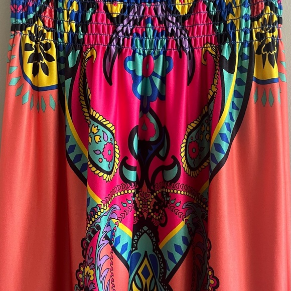 NWOT perfect condition Flying Tomato Boho Maxi Dress Size M - Picture 3 of 5